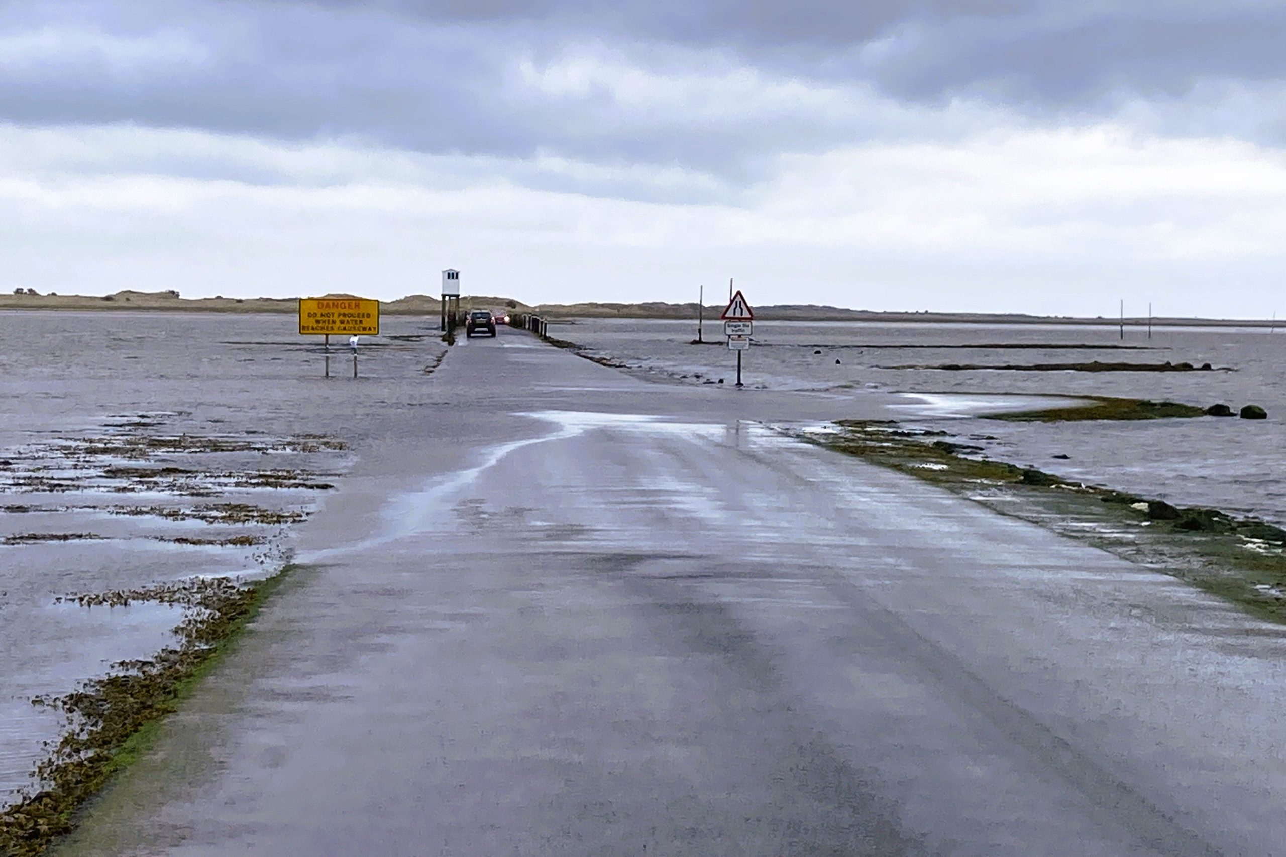 Carretera a Holy Island