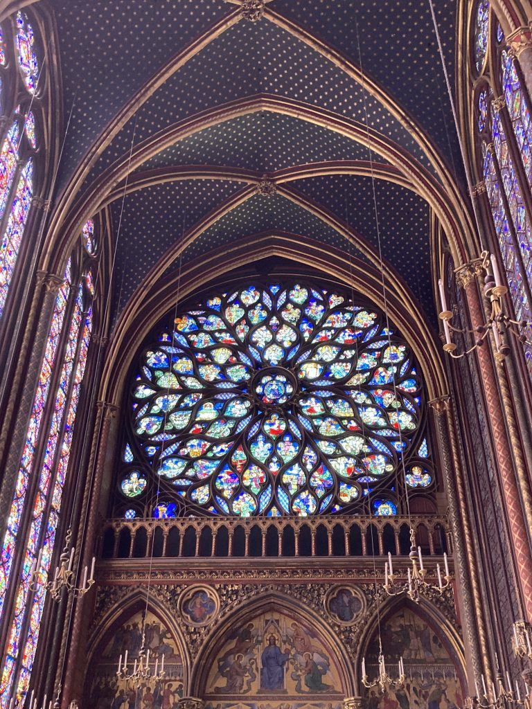 Rosetón Sainte-Chapelle de París