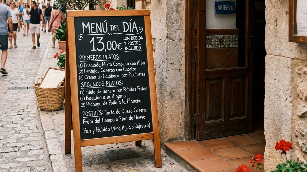Menú del día en Madrid para comer barato en Madrid