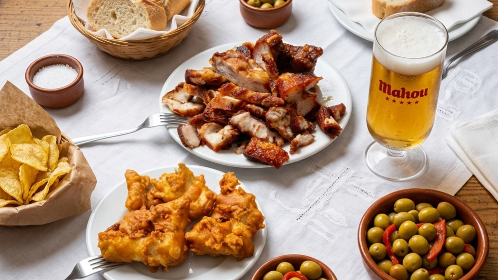 Raciones de Bacalao y Torreznos, raciones típicas para comer barato en Madrid